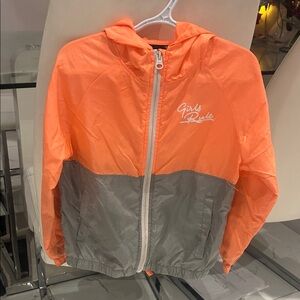 George Vibrant Orange Jacket kids wind breaker